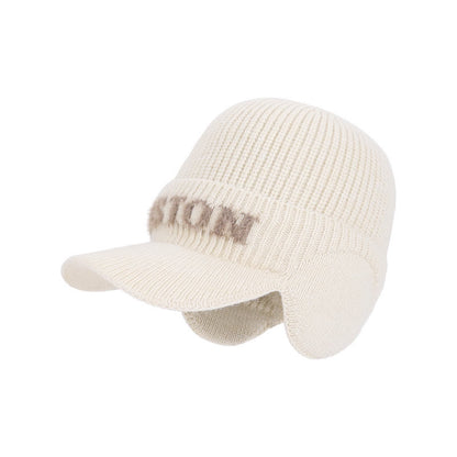 Plusoc Alphabet Warm Beanie - Beige - One Size - image 10