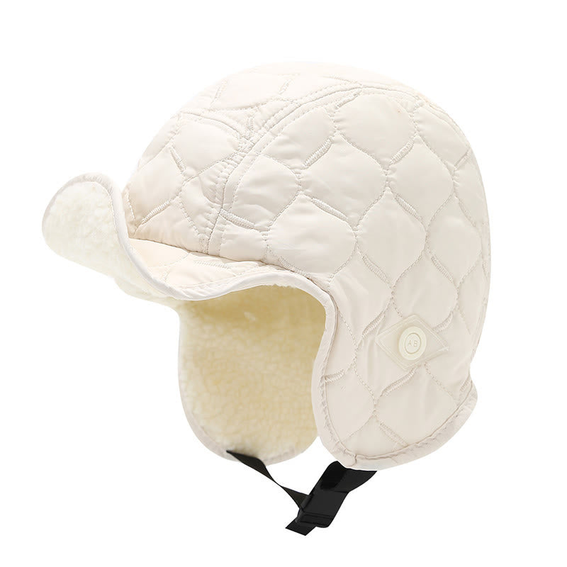 Earflap Hat Reversible Design Hat - Beige - One Size - image 5