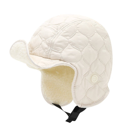Earflap Hat Reversible Design Hat - Beige - One Size - image 5