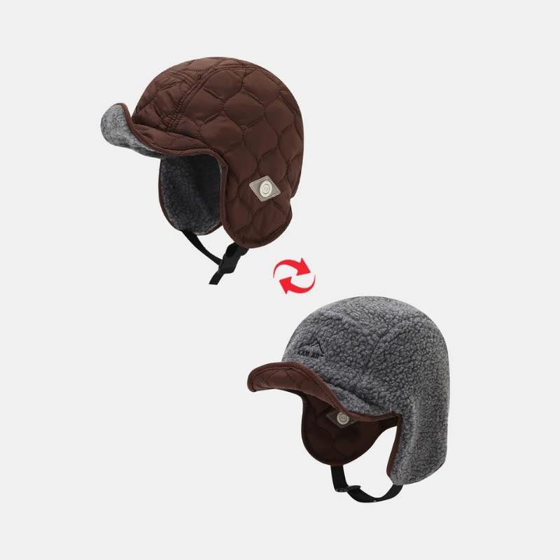 Earflap Hat Reversible Design Hat - image 1