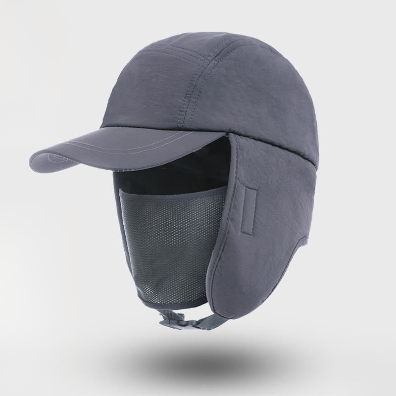 Water Repellent Sporty Style Hat - Grey - One Size - image 2