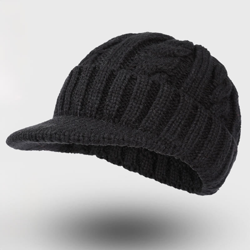 Pull Down Ear Beanie - Black - One Size - image 3