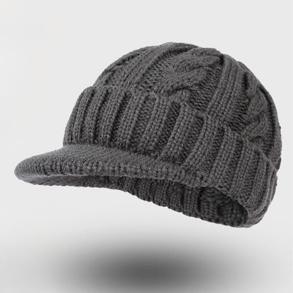 Pull Down Ear Beanie - Dark Grey - One Size - image 4