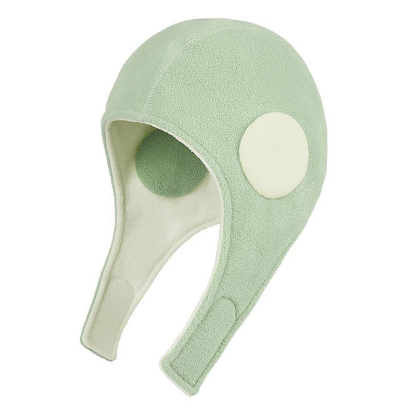 Ear Flaps Windproof Beanie - Green - One Size - image 4