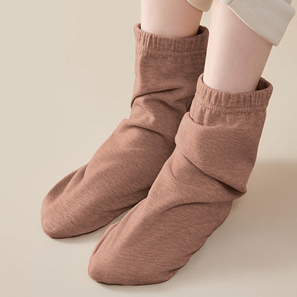 Skin Friendly Reinforced Design Sleep Socks - Coffee - EU36-44(US3-10) - image 6