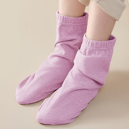 Skin Friendly Reinforced Design Sleep Socks - Purple - EU36-44(US3-10) - image 7