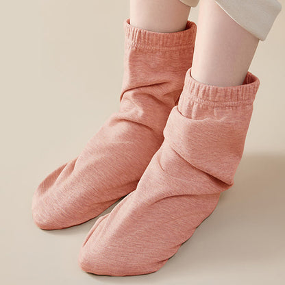 Skin Friendly Reinforced Design Sleep Socks - Pink - EU36-44(US3-10) - image 2