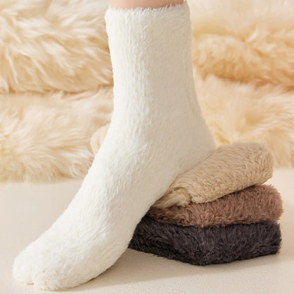 Thick Fluffy Sleep Socks(3 Pairs) - image 4