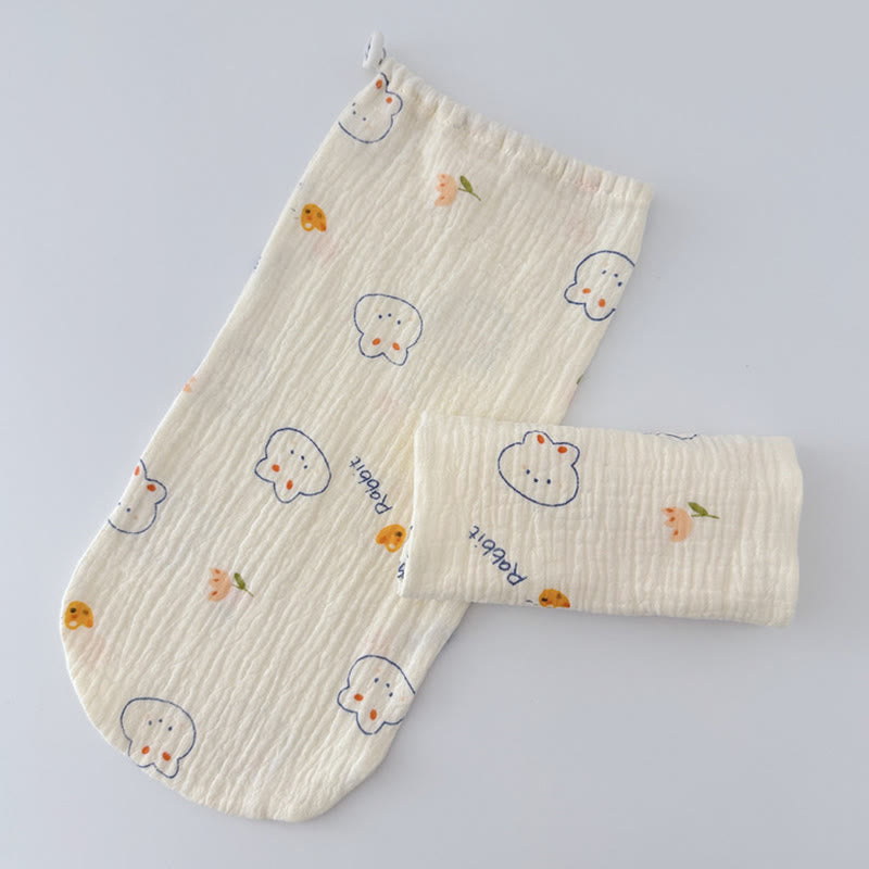 Adjustable Skin Friendly Cotton Sleep Socks - Rabbit - L - image 2