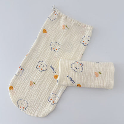 Adjustable Skin Friendly Cotton Sleep Socks - Rabbit - L - image 2