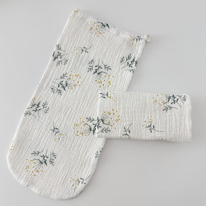 Adjustable Skin Friendly Cotton Sleep Socks - Flower - L - image 3