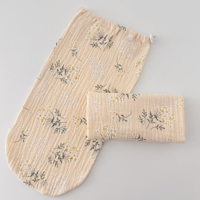 Adjustable Skin Friendly Cotton Sleep Socks - Apricot - L - image 4