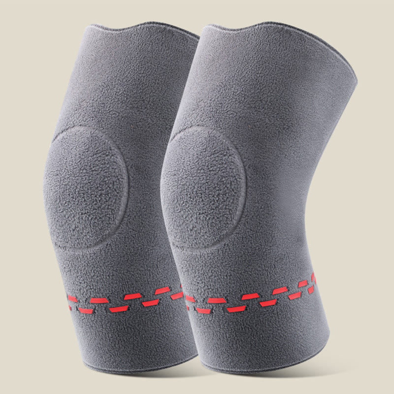 Soft Skin Friendly Knee Sleeves - Grey - L - image 11