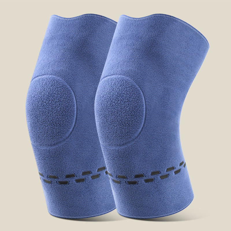 Soft Skin Friendly Knee Sleeves - Blue - L - image 14