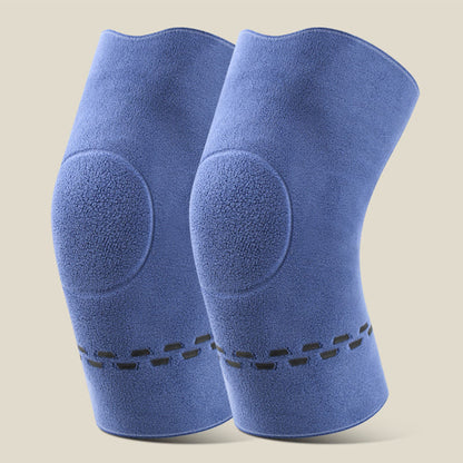 Soft Skin Friendly Knee Sleeves - Blue - L - image 14