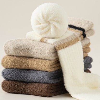 Two Tone Parallel Bars Quarter Socks(3 Pairs) - image 9