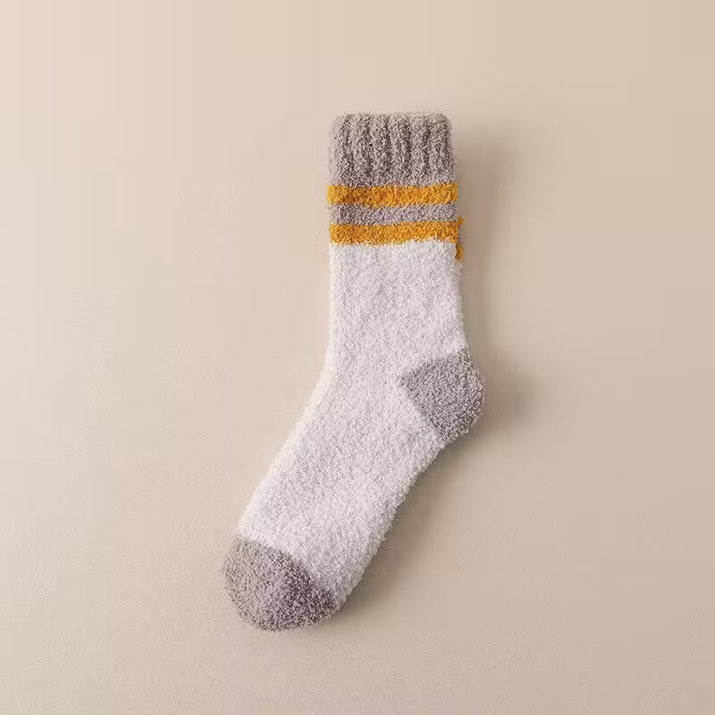 Fleece Winter Quarter Socks(7 Pairs) - Camel - EU39-44(US6-10) - image 15