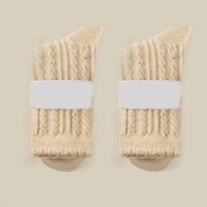 Plush Soft Quarter Socks(3 Pairs) - Yellow - EU36-40(US3-7) - image 13