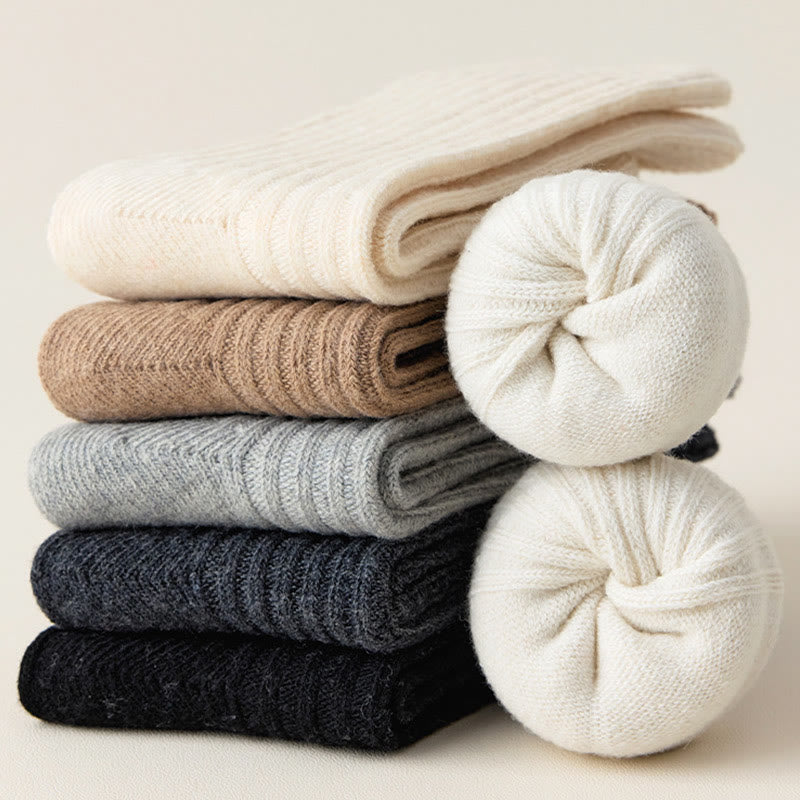 Cozy Sheep Wool Quarter Socks(3 Pairs) - image 9