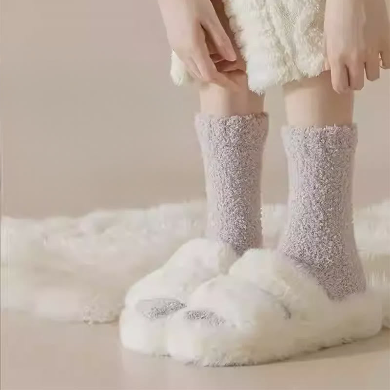 Anti Slip Sole Sleep Socks(4 Pairs) - image 3