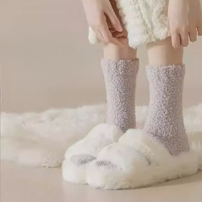 Anti Slip Sole Sleep Socks(4 Pairs) - image 3