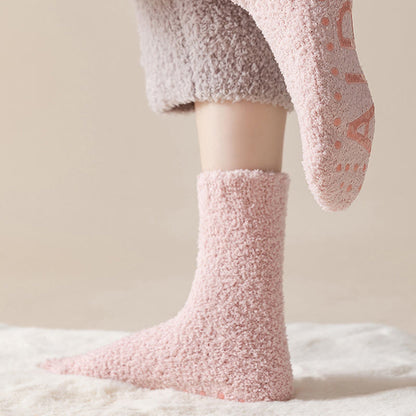 Anti Slip Sole Sleep Socks(4 Pairs) - image 7