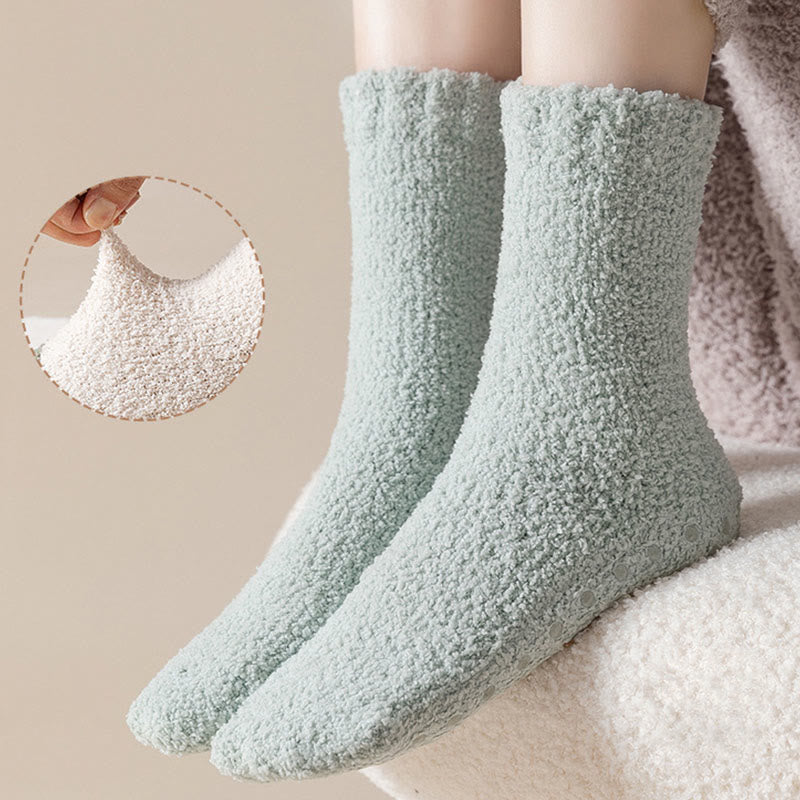 Anti Slip Sole Sleep Socks(4 Pairs) - image 4