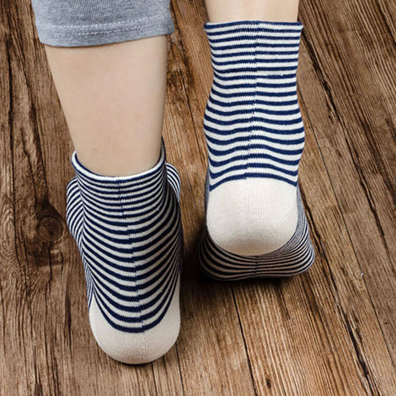Wide Stripe Sleep Socks(4 Pairs) - image 2