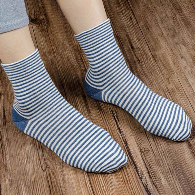 Wide Stripe Sleep Socks(4 Pairs) - image 5