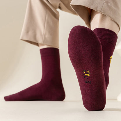 Wine Lucky Quarter Socks(6 Pairs) - image 5