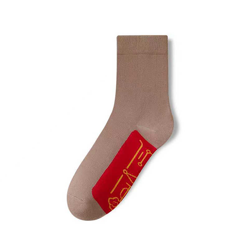 Elastic Cuff Quarter Socks(5 Pairs) - image 11