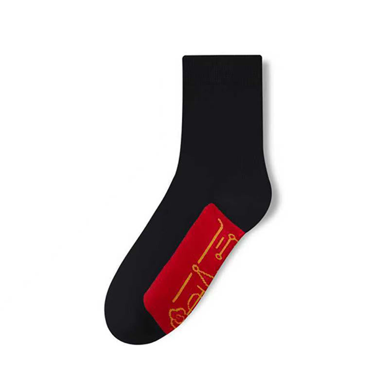 Elastic Cuff Quarter Socks(5 Pairs) - image 10