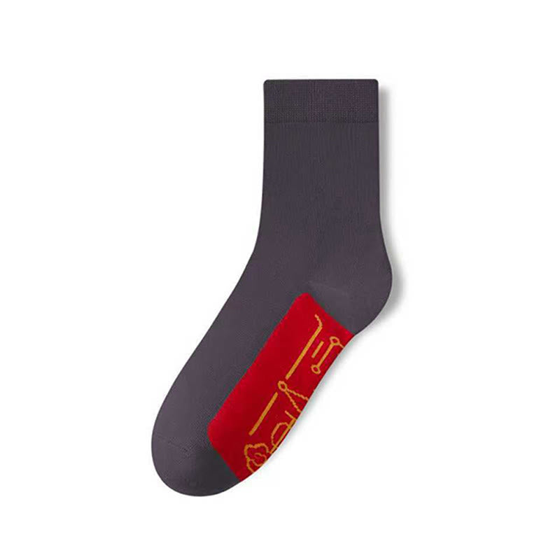 Elastic Cuff Quarter Socks(5 Pairs) - image 13