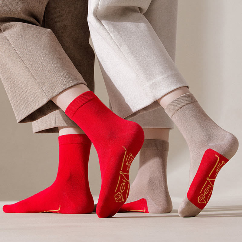 Elastic Cuff Quarter Socks(5 Pairs) - image 2