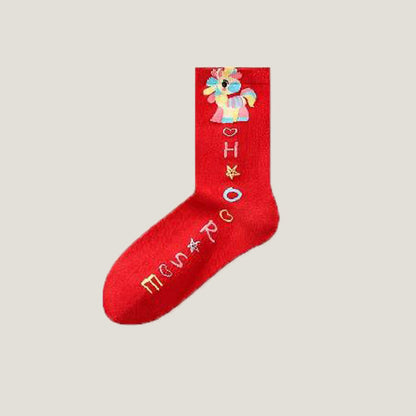 Rainbow Horse Quarter Socks(6 Pairs) - image 11