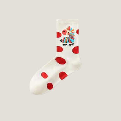 Rainbow Horse Quarter Socks(6 Pairs) - image 13