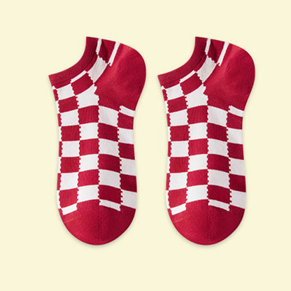 Festive Red Ankle Socks(5 Pairs) - image 14