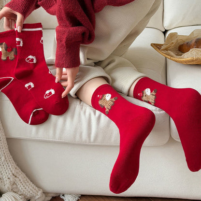 Cartoon Pony Quarter Socks(5 Pairs) - image 7