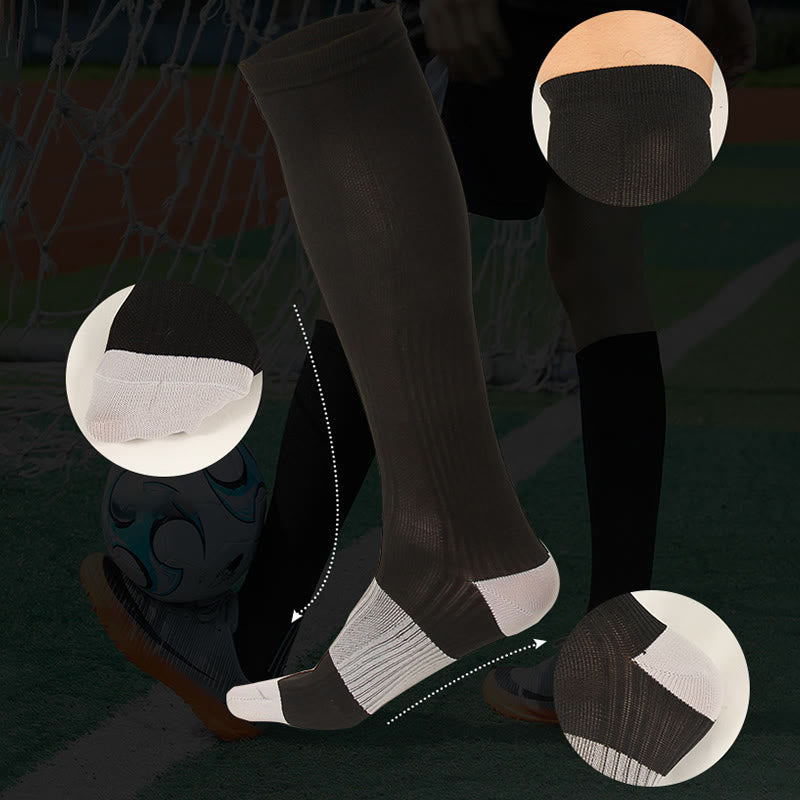 Sport Vertical Stripes Compression Socks(3 Pairs) - image 7