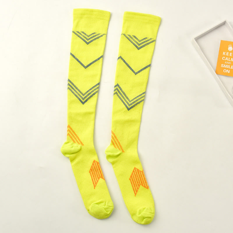 Sport Compression Socks(5 Pairs) - Green - S/M - image 8