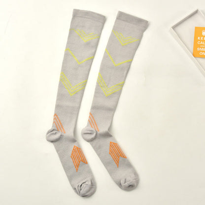 Sport Compression Socks(5 Pairs) - Grey - S/M - image 12