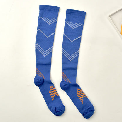 Sport Compression Socks(5 Pairs) - Blue - S/M - image 11
