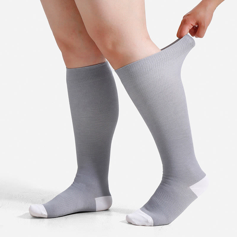 Plus Size Soft Bamboo Fiber Compression Socks - image 8