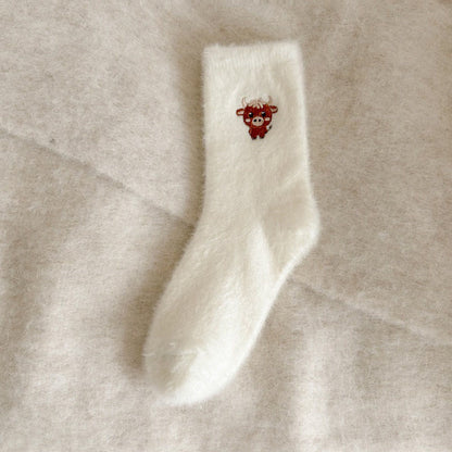 Cozy Cow Quarter Socks(5 Pairs) - White - EU36-42(US3-8.5) - image 10
