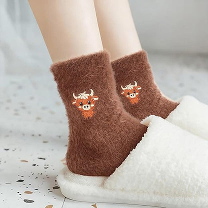 Cozy Cow Quarter Socks(5 Pairs) - image 5