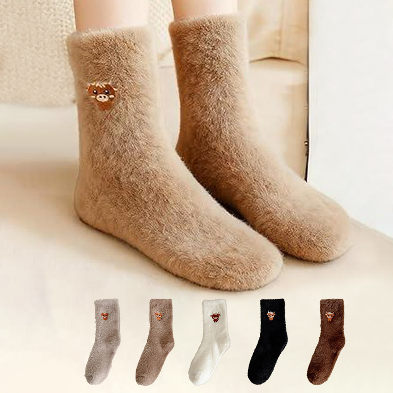 Cozy Cow Quarter Socks(5 Pairs) - image 0