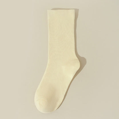 Skin Friendly Cotton Sleep Socks(8 Pairs) - Yellow - EU36-40(US3-7) - image 13