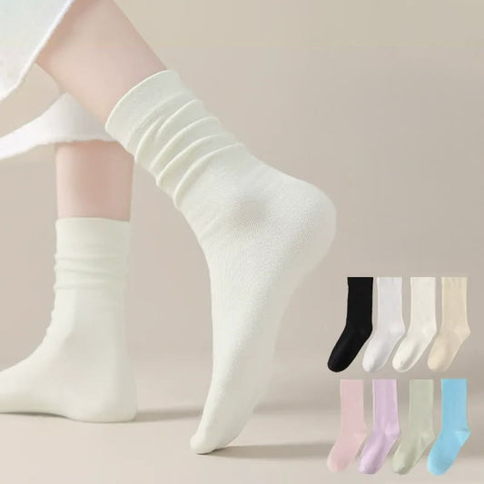 Skin Friendly Cotton Sleep Socks(8 Pairs) - Multicolor - EU36-40(US3-7) - image 0