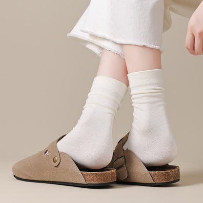 Skin Friendly Cotton Sleep Socks(8 Pairs) - image 4