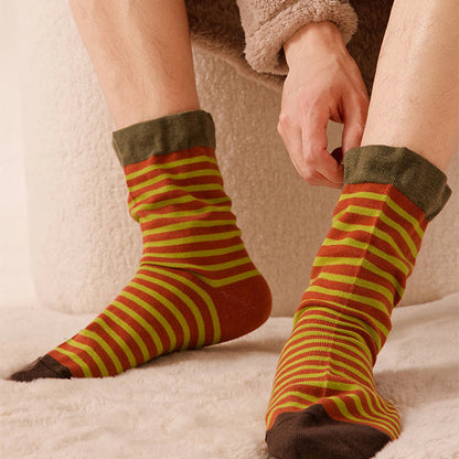 Wool Stripe Sleep Socks(2 Pairs) - image 7